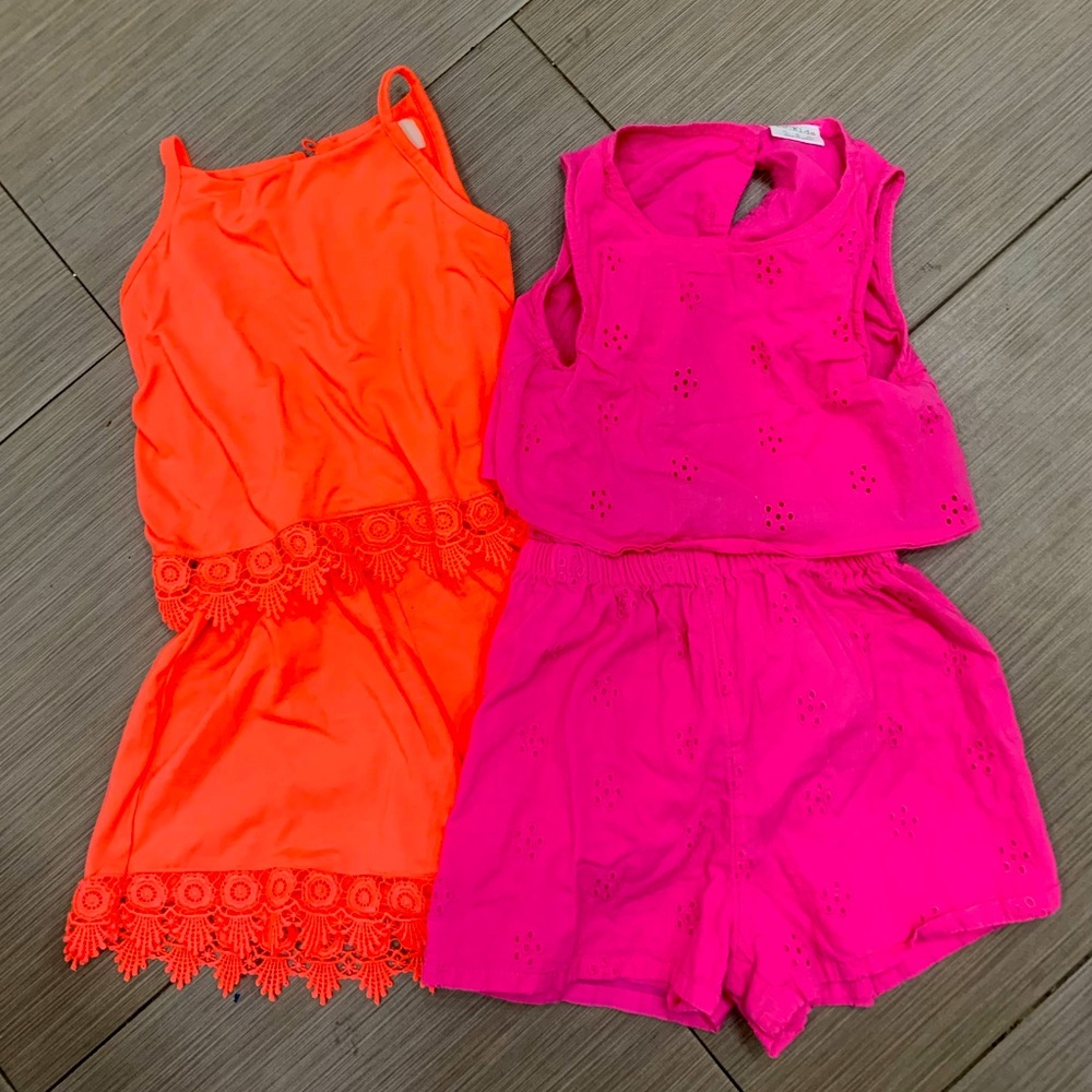 Girls short/tank set